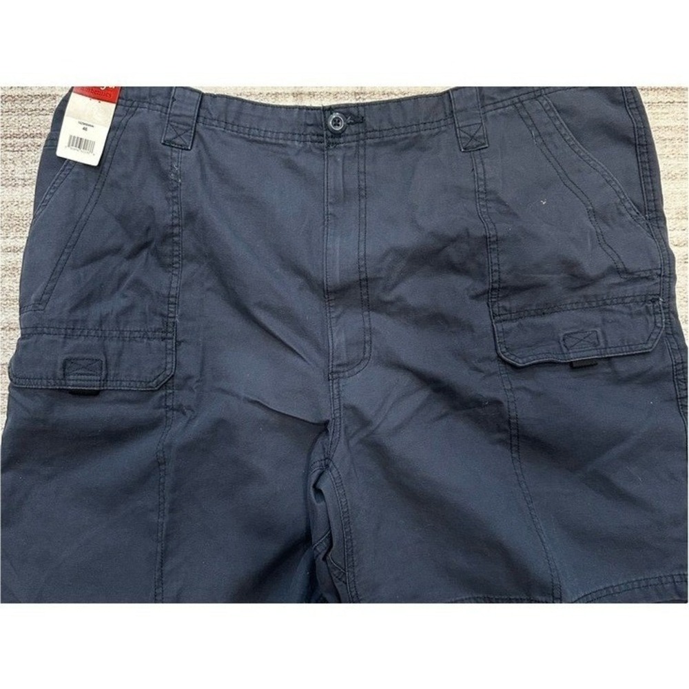 Wrangler Men's Shorts Size 46 Cargo Blue Cotton Casual Utility Outdoor Everday
